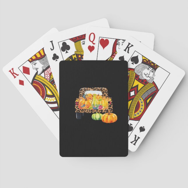 It’s Fall Y’all Autumn Season Costume Gift Creativ Playing Cards (Back)