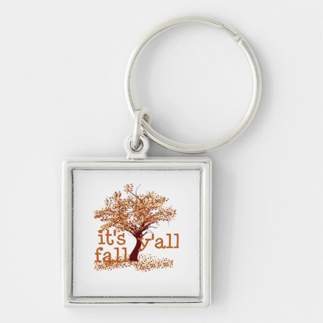 It’s Fall Y’all Basic Clean Key Ring (Front)