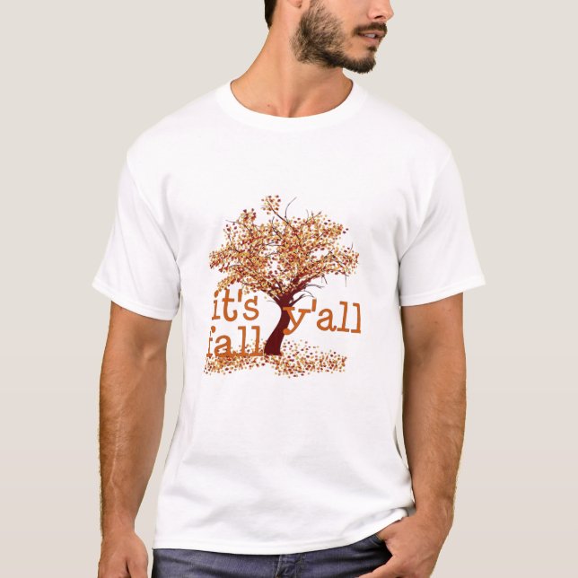 It’s Fall Y’all Basic Clean T-Shirt (Front)