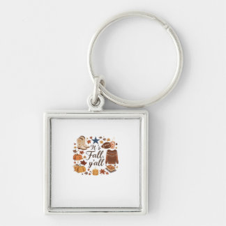 It’s Fall Y’all Basic Design Key Ring