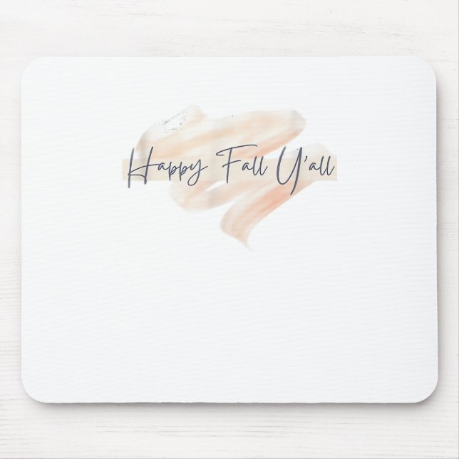 It’s Fall Y’all Beagle Cute Dog Lover Fall Thanksg Mouse Mat (Front)