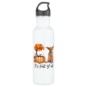 It’s Fall Y’all Chihuahua Dog Halloween 710 Ml Water Bottle