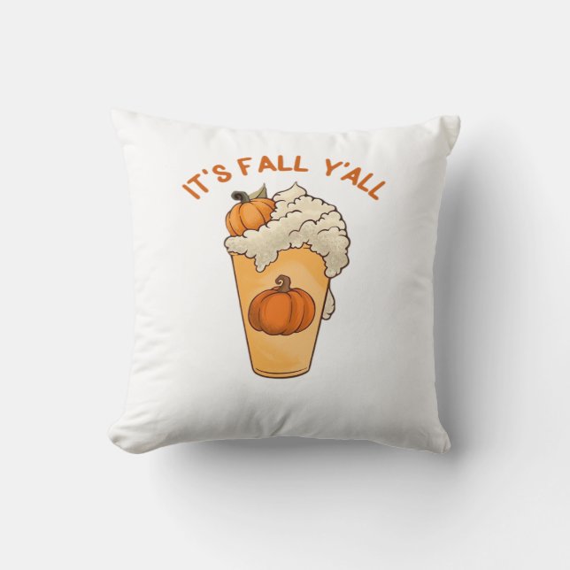 It’s Fall Y’all Classic Retro Cushion (Front)