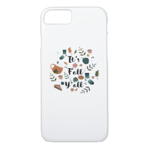 It’s Fall Y’all Classic Vintage Design iPhone 8/7 Case