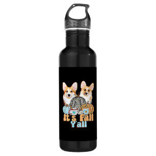 It’s Fall Y’all Corgis Unique Aesthetic 710 Ml Water Bottle