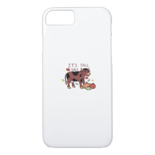 It’s Fall Y’all Cow Retro Style iPhone 8/7 Case