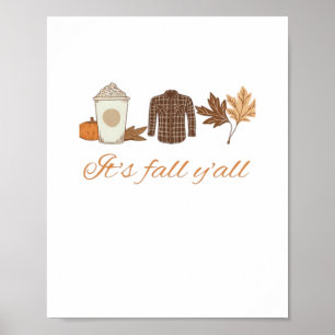 It’s Fall Y’all Creative Art Poster