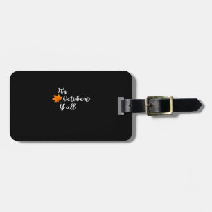 It’s Fall Y’all Cute Fall Vintage Style Luggage Tag