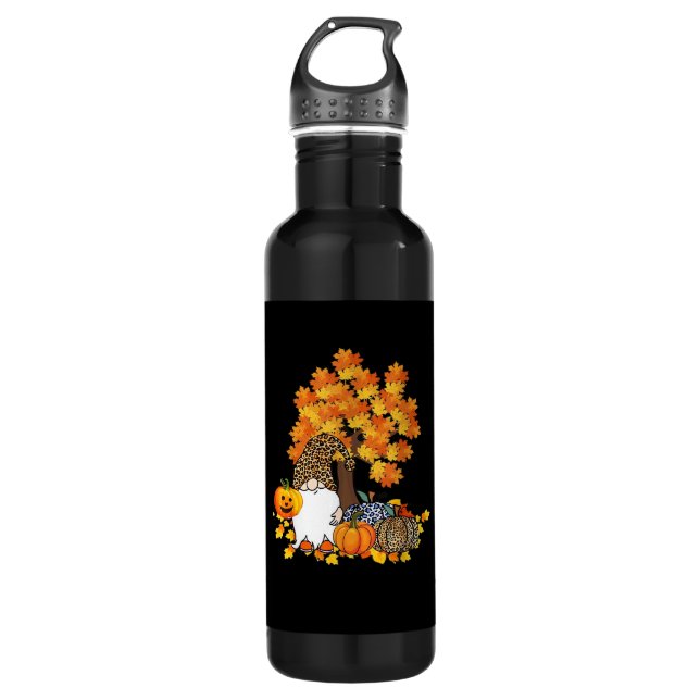 It’s Fall Y’all Cute Gnomes Pumpkin Autumn 710 Ml Water Bottle (Front)