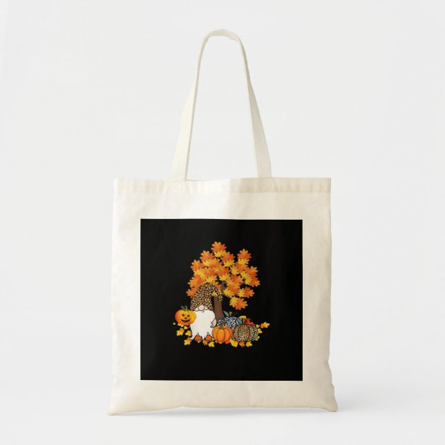 It’s Fall Y’all Cute Gnomes Pumpkin Autumn Tote Bag (Front)