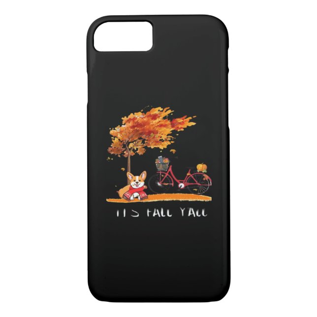 It’s Fall Y’all Dachshund Autumn Costume Case-Mate iPhone Case (Back)