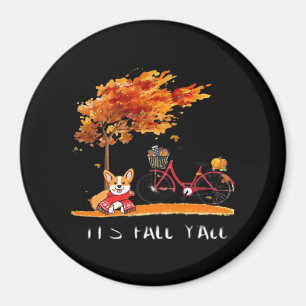 It’s Fall Y’all Dachshund Autumn Costume Magnet