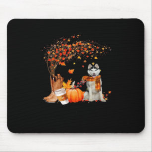 It’s Fall Y’all Dog Autumn Aesthetic Style Mouse Mat