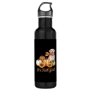 It’s Fall Y’all Dog Leopard Pumpkin Fall Creative 710 Ml Water Bottle