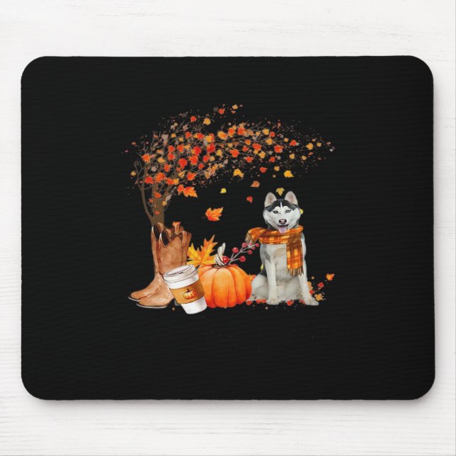 It’s Fall Y’all Dog Thanksgiving Halloween Aesthet Mouse Mat (Front)