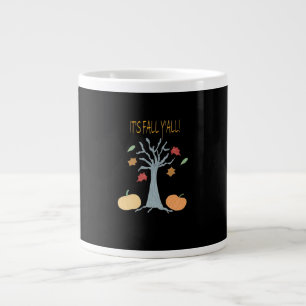 It’s Fall Y’all Essential Funny Trendy Large Coffee Mug