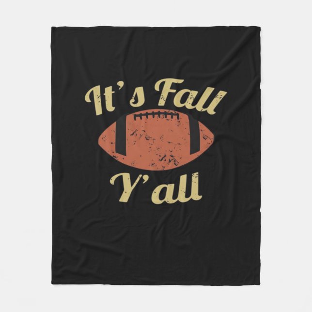 It’s Fall Y’all Essential Minimal Clean Fleece Blanket (Front)