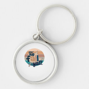 It’s Fall Y’all Fall Lea Retro Classic Key Ring
