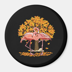 It’s Fall Y’all Flamingo Thanksgiving Halloween Magnet