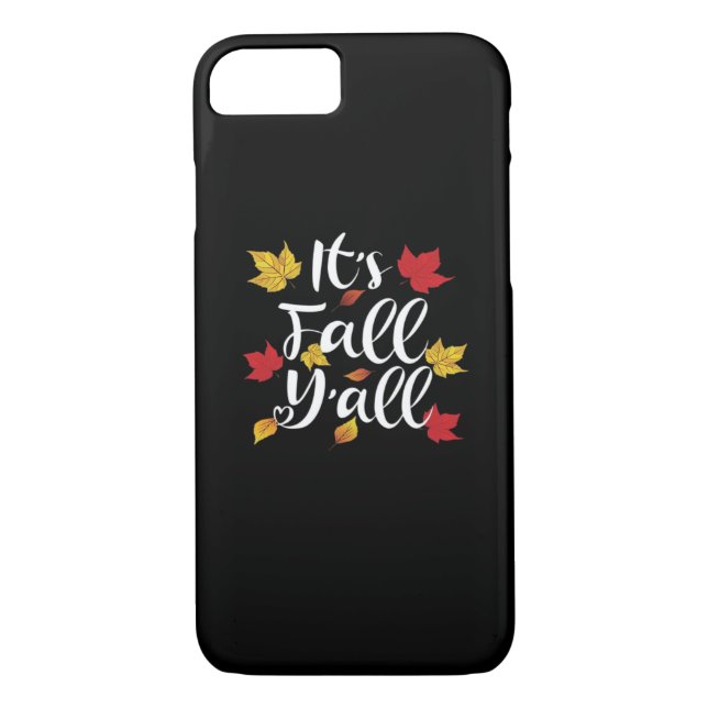 It’s Fall Y’all Funny Autumn Aesthetic Style Case-Mate iPhone Case (Back)