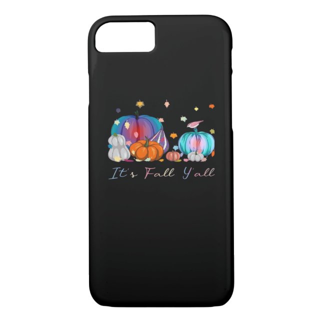 It’s Fall Y’all Funny Magic Halloween Pumpkin Than Case-Mate iPhone Case (Back)