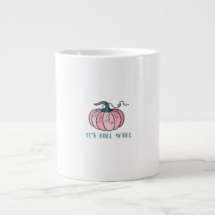 It’s Fall Y’all Funny Trendy Large Coffee Mug
