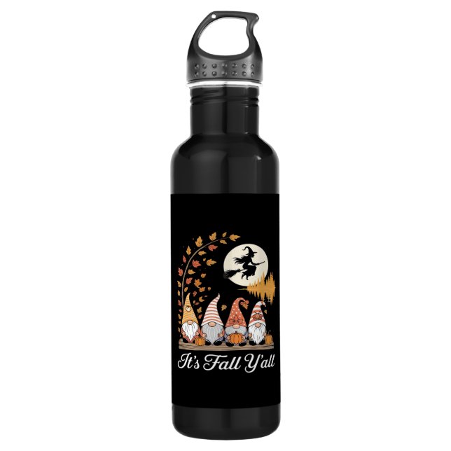 It’s Fall Y’all Gnomes Autumn Fall 710 Ml Water Bottle (Front)