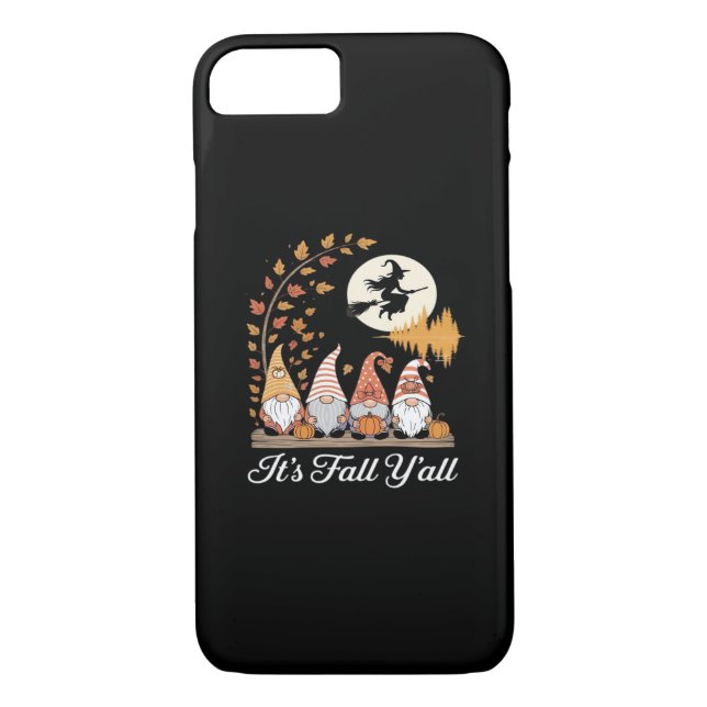It’s Fall Y’all Gnomes Autumn Fall Case-Mate iPhone Case (Back)