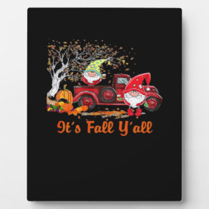 It’s Fall Y’all Gnomes Pumpkin Spice Plaque