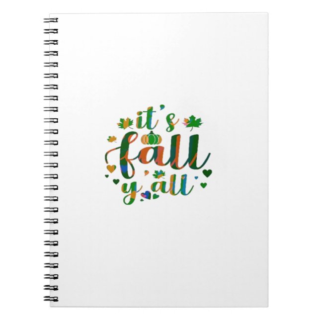 It’s Fall Y’all Graphic Style Notebook (Front)