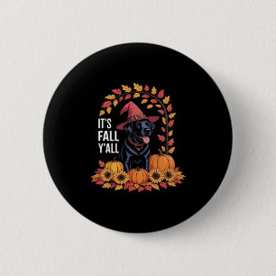 It’s Fall Y’all Halloween Autumn Funny Quote 6 Cm Round Badge