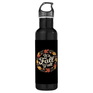 It’s Fall Y’all Halloween Bats Pumpkin Fall Hallow 710 Ml Water Bottle