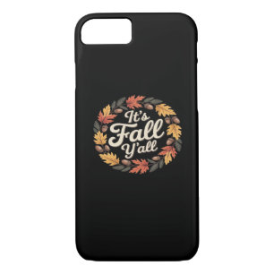 It’s Fall Y’all Halloween Bats Pumpkin Fall Hallow iPhone 8/7 Case