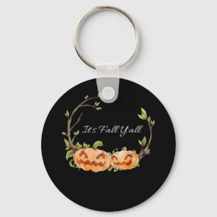 It’s Fall Y’all Halloween Cool Unique Key Ring
