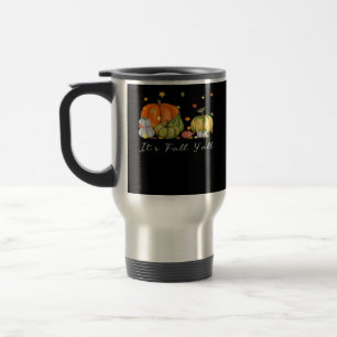 It’s Fall Y’all Halloween Pumpkin Autumn Leaves Th Travel Mug
