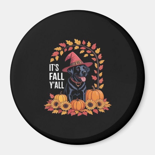 It’s Fall Y’all Halloween Thanksgiving Funny Quote Magnet (Front)