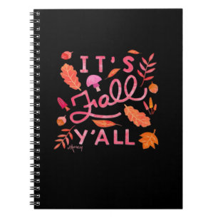 It’s Fall Y’all Hand Lettered Autumn Quote With Le Notebook