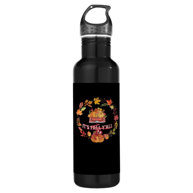 It’s Fall Y’all Harvest Road 710 Ml Water Bottle (Front)