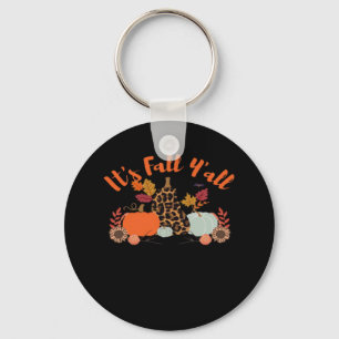 It’s Fall Y’all Hello Fall Happy Autumn Thanksgivi Key Ring
