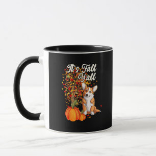 It’s Fall Y’all Leaf Fall Tree Hello Autumn Thanks Mug