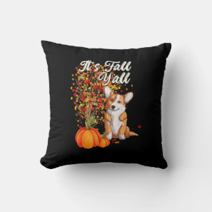 It’s Fall Y’all Leaf Tree Hello Autumn Vintage Cushion