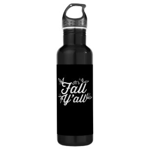 It’s Fall Y’all Lettering With Leaves 710 Ml Water Bottle