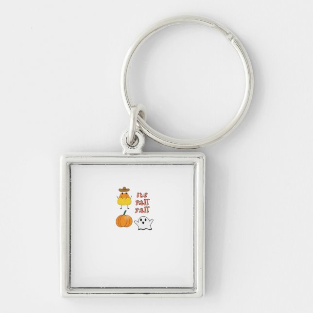 It’s Fall Y’all Minimal Clean Key Ring (Front)