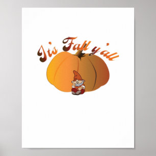 It’s Fall Y’all Minimal Clean Poster