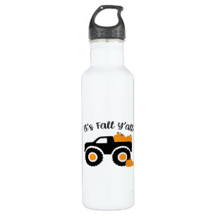 It’s Fall Y’all Monster With Pumpkins Graphic Desi 710 Ml Water Bottle