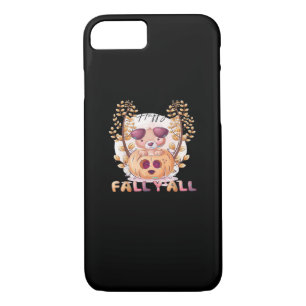 It’s Fall Y’all Pumpkin Autumn Halloween Cat Fall  iPhone 8/7 Case