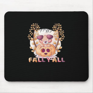It’s Fall Y’all Pumpkin Autumn Halloween Cat Fall  Mouse Mat