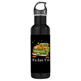 It’s Fall Y’all Pumpkin Autumn Hello Fall Vintage 710 Ml Water Bottle