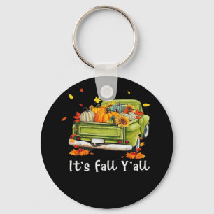 It’s Fall Y’all Pumpkin Autumn Hello Fall Vintage  Key Ring