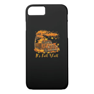 It’s Fall Y’all Pumpkin Autumn Tree Hello Fall Cre iPhone 8/7 Case
